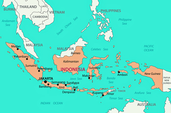 Map of Indonesia